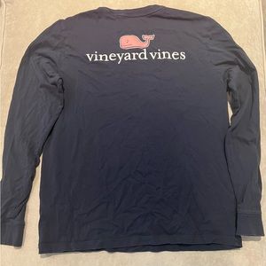 Long sleeve cotton shirt, classic Vineyard Vine boys, Large.